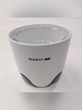 MESHPOti White Modern Small Orchid Planter With Removable Mesh Pot.  5 Inch